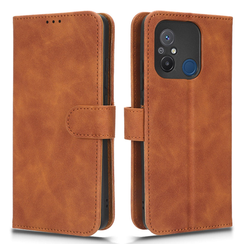 For Xiaomi Redmi 12C 4G 11A 4G PU Phone Leather Case Wallet Stand Skin-touch Cell Phone Cover For Xiaomi Redmi 12C 4G 11A 4G PU Phone Leather Case Wallet Stand Skin-touch Cell Phone Cover